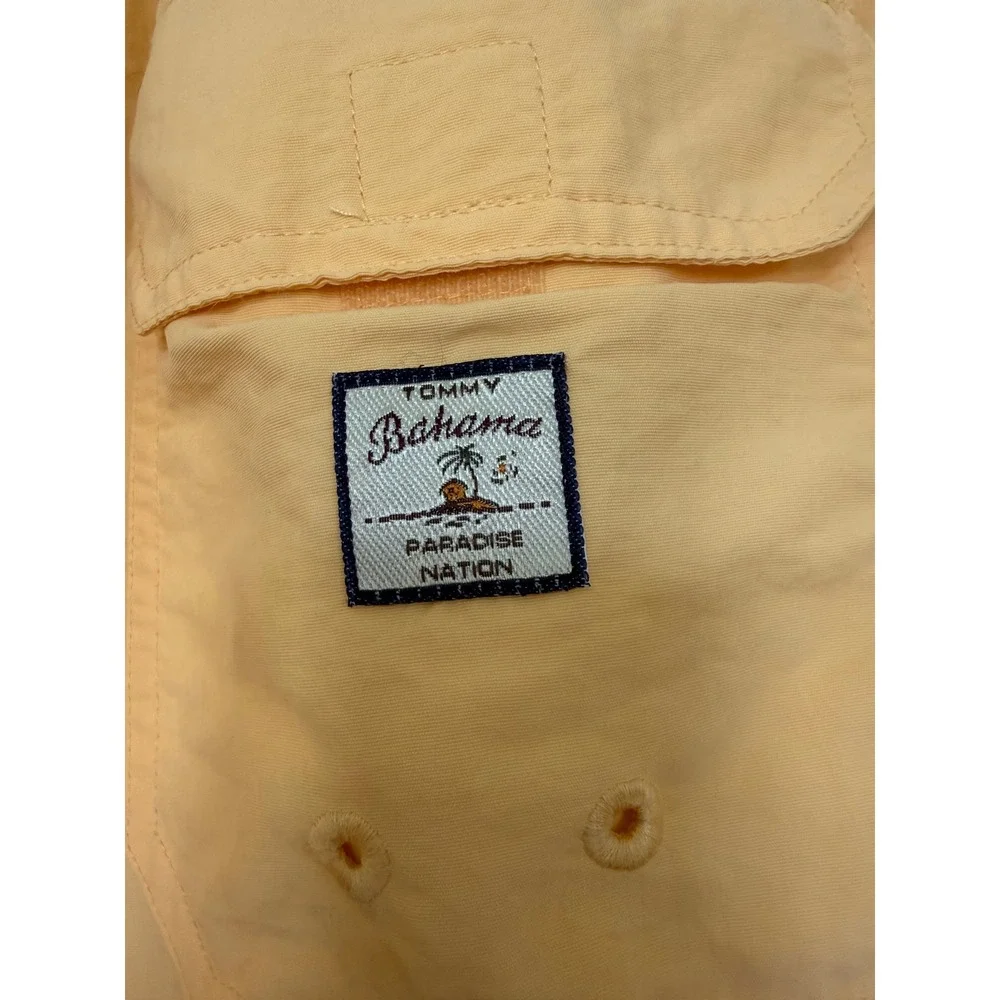 Tommy Bahama Relax Paradise Nation Swim Trunks Yellow Embroidered Marlin Mens